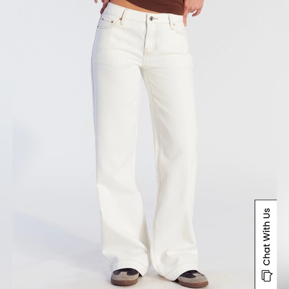 White Flare Pacsun Jeans